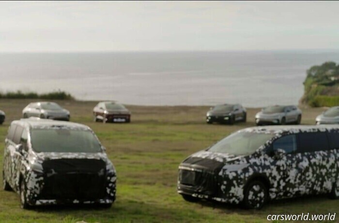 Minivan Faraday X Super One Burlada Con Una Gran Parrilla Honkin ' | Carscoops